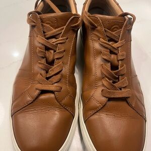 Greats Mens The Royale Leather Low Top Brown Leather Sneakers Size 13  Italy